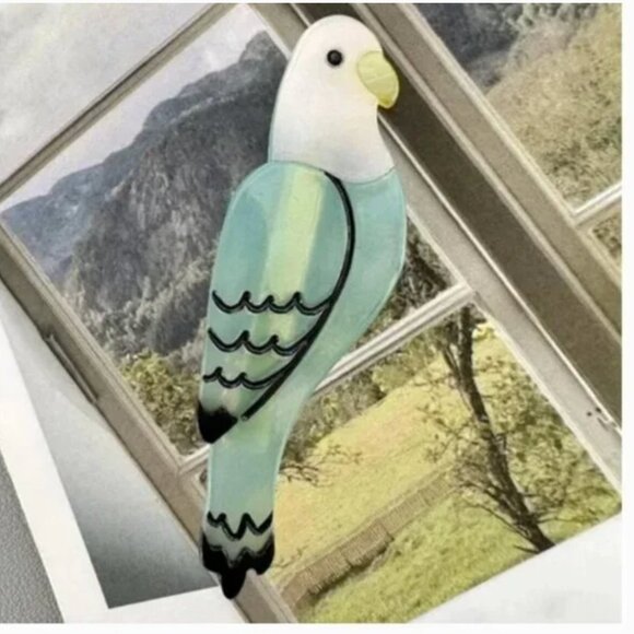 ⭐️❤️ FREE Parrot Bird Animal Hair Accessory Modern Chic Girly Trendy Party Clip - Picture 5 of 5